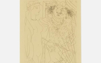 Pablo Picasso, Rembrandt et femme au voile
