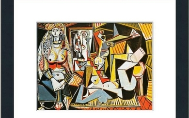 Pablo Picasso - Women of Algiers Print Newly Custom Framed