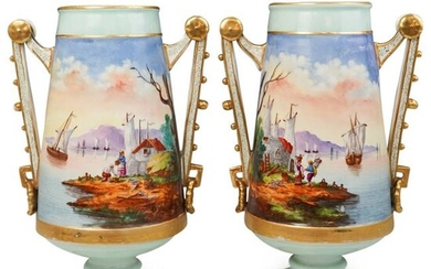 Pair of Antique Austrian Vases
