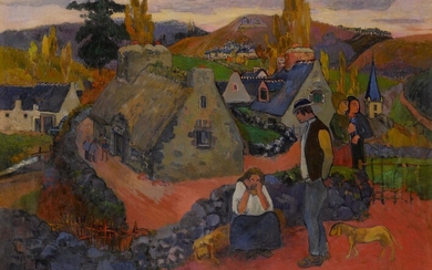 Paul Gauguin Drame au village, Pont-Aven