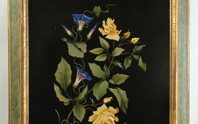 Pietra Dura Plaque of Flowers