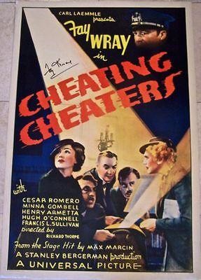 REDUCED CHEATING CHEATERS '34 1 SH LB JEWEL THIEF OR