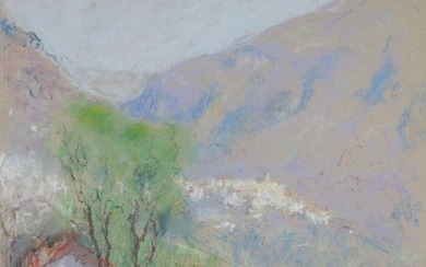 Raymond Thibesart (1874-1968) - Village provencal