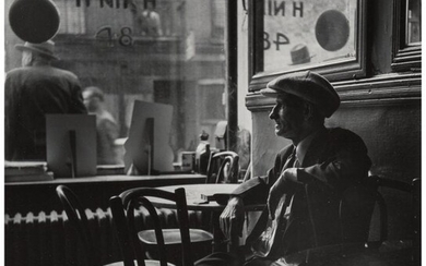 Rebecca Lepkoff (American, 1916-2014) Greek Café at Olive...