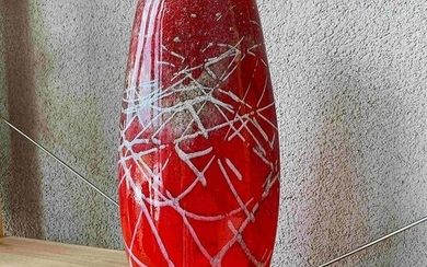 Red Vintage Vase