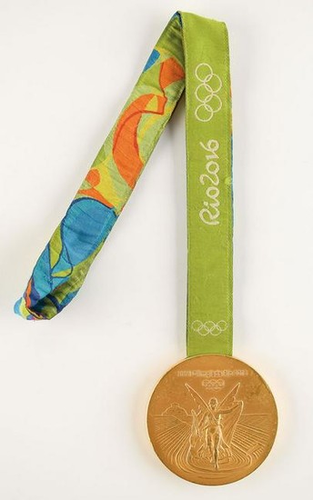 Rio 2016 Summer Olympics Gold Winner's Medal with Case