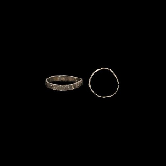 Roman Silver Inscribed Military Ring
