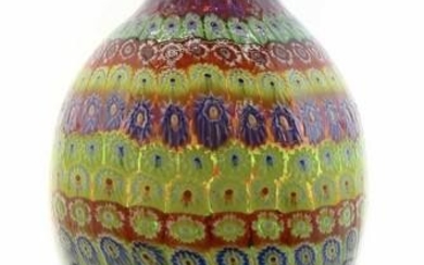 Rossetto Amedeo - Top Murano glass vase Mosaico signed