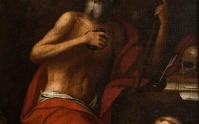 SEGUIDOR DE JOSE RIBERA "St. Jerome with a Dominican"