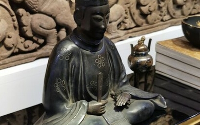 Sculpture (1) - Bronze, Wood - Japan - Meiji period (1868-1912)