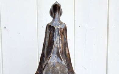 Sculpture, De sterrenkijker - 52 cm - Patinated bronze