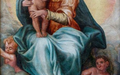 Scuola emiliana (XVIII) - Madonna con Bambino
