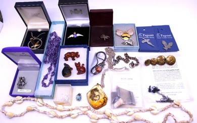 Selection of Costume Jewellery and Sterling Silver Jewellery in Jewellery...
