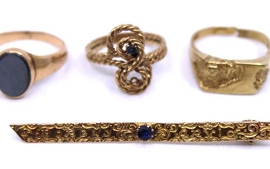 Selection of Gold Jewellery. To include a 14ct Yellow Gold...