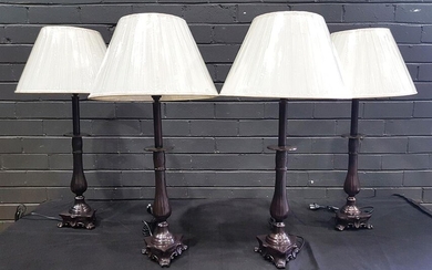 Set of Four Metal Floor Lamps - 5732 (h:79cm)