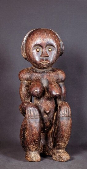 Statue(s) (1) - Wood - Fang - Gabon