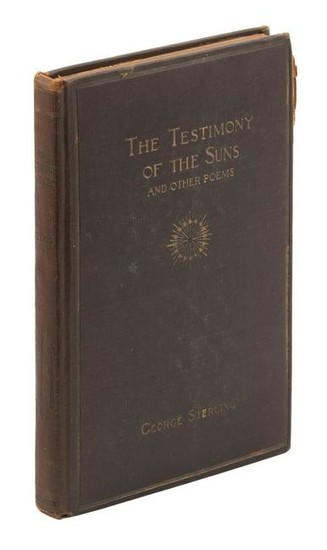 Sterling's 1st book inscribed by Jack London