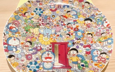 Takashi Murakami - 1 Takashi Murakami x Doraemon - 2017 Doraemon Exhibition - Doraemon x Takashi Murakami Doraemon exhibition Limited Plate Flower - 2017