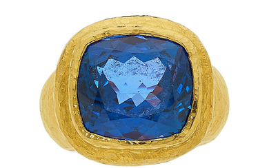 Tanzanite, Gold Ring, Neiman Marcus The ring features a...