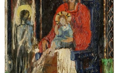 Tato [pseud. di Sansoni Guglielmo] (Bologna, 1896 - Roma, 1974), Madonna con bambino. 1950 ca.