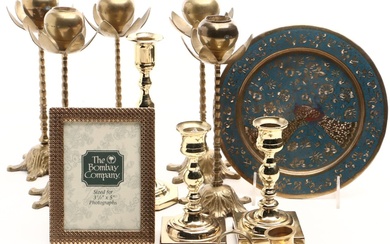 The Bombay Company Brass Frame with Century Brass Chamberstick and More