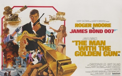 The Man with the Golden Gun (1974), poster, British