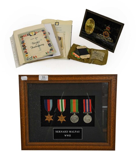 A Second World War 8th Army Group of Four Medals