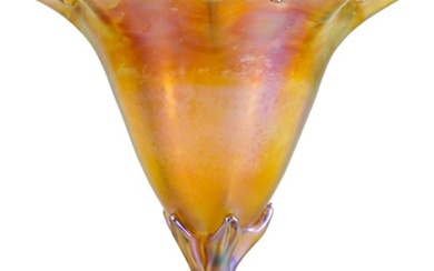 Tiffany Favrile Glass Floral Vase