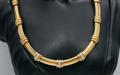 Tiffany & Co. 0.95ctw Diamond and 18K/Platinum Necklace