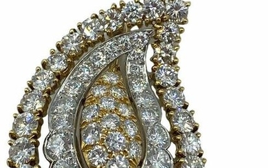 Tiffany & Co 18kt YG, Platinum and 6.50ct Diamond