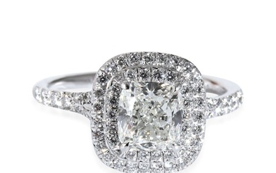 Tiffany & Co. Soleste Engagement Ring in Platinum H VVS2 1.5 CTW