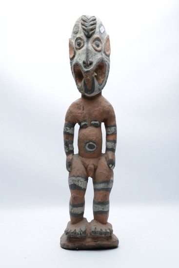 Tribal Carved Timber Figure (H56cm)