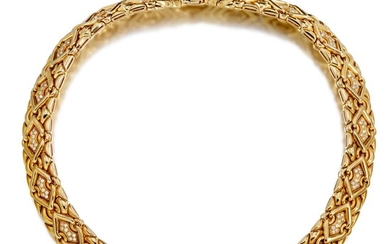 'Trika' Gold and Diamond Necklace | 寶格麗 | 'Trika' K金 配 鑽石 項鏈, Bulgari