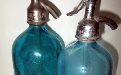 Two Antique Seltzer Bottles