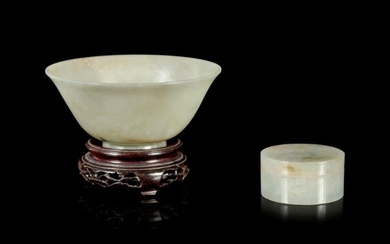 Two Celadon Jade Articles
