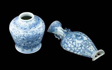 Two Chinese Blue and White Porcelain Wares