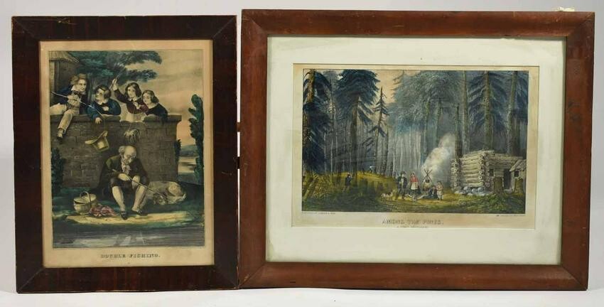 Two Currier & Ives Lithographs