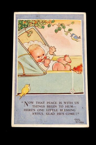 Two Early Postcards incl. Mabel Lucie Attwell Design