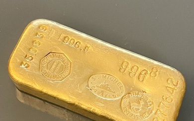 Un lingot d’or avec son certificat