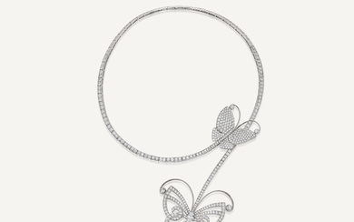 VAN CLEEF & ARPELS FLYING BUTTERFLY NECKLACE/BROOCH