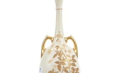 Vase W/Two Handles, Royal Worcester #357 (Impressed)