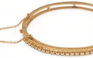 Vikki Carr | 14K Diamond Bangle Bracelet