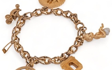 Vikki Carr | 14K Gold Charm Bracelet
