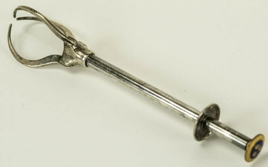 Vintage Swedish Silver & Gold Plate Ice Tongs