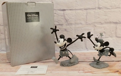 Walt Disney Archives Mickey and Minnie Mouse Maquettes