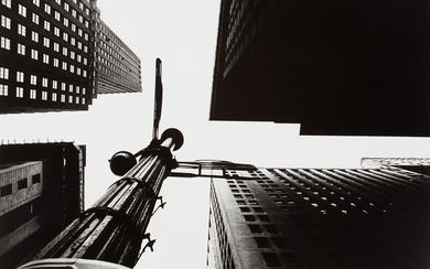 William Klein, Wall Street from below, New York