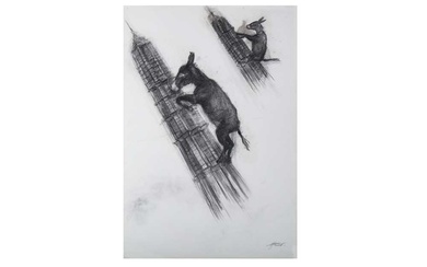 ZHANG HUAN 張洹 (Anyang, China, b. 1965) Untitled (Donkeys) 無題 （驢子）