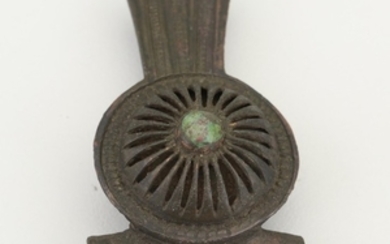 Roman Empire Bronze Fibula, 2nd-4th Century CE