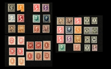 (lot of 41) Stamp Collection: 1873 "Official Stamps"