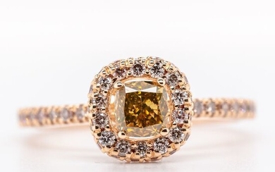 no reserve price - 14 kt. Pink gold - Ring - 0.45 ct Diamond - Diamonds